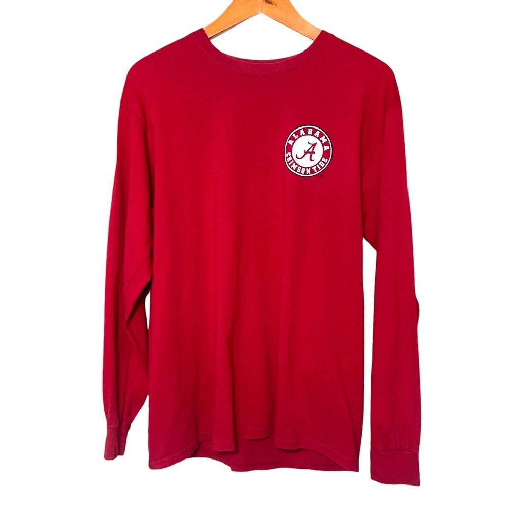 ALABAMA CRIMSON TIDE Red Long Sleeve Graphic Shirt New World Graphics Large NCAA - Picture 3 of 10